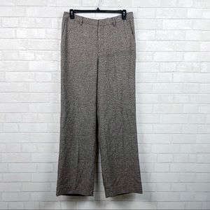 Soft Surroundings NWOT Soft Tweed Women's High Rise Wide Leg Trousers Size 14T